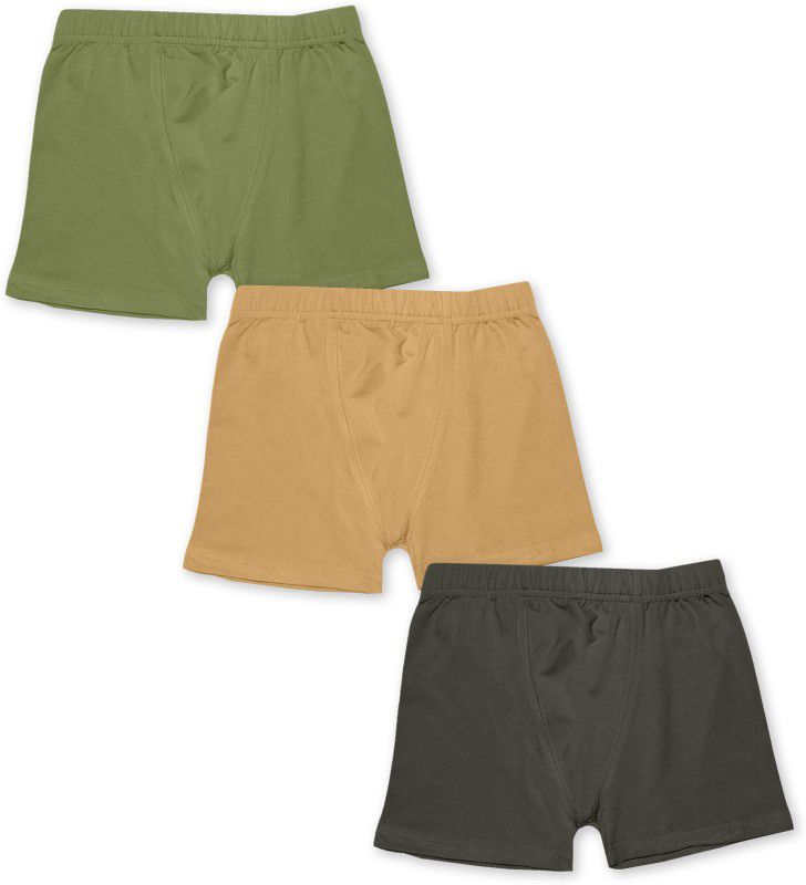 Pack of 3 Solid Boys Boxer