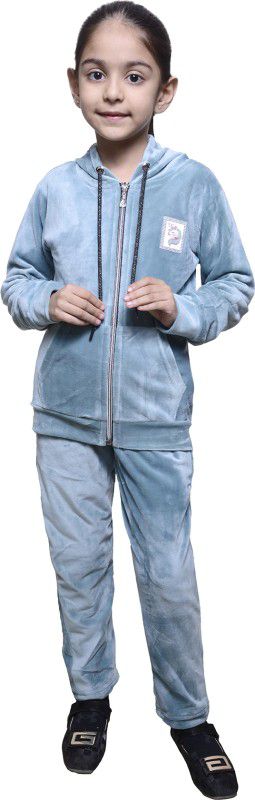 Solid Girls Track Suit