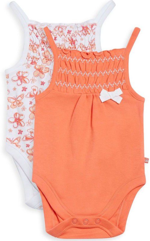 FS mini Klub Core PO2 Baby Girls Orange Bodysuit