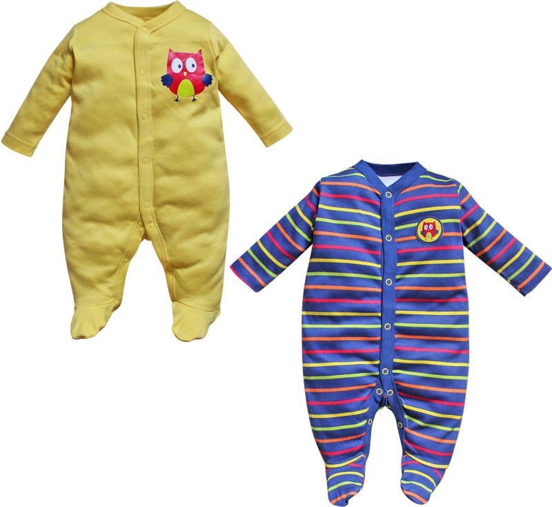 FS mini Klub Fillers Baby Boys Yellow Sleepsuit