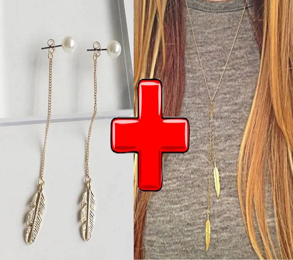 Combo Ear Ring + Pendant Necklaces