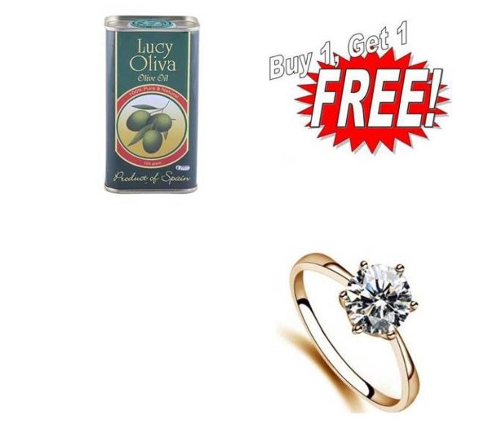 Buy One Lucy Oliva Oil & Get One Finger Ring Free