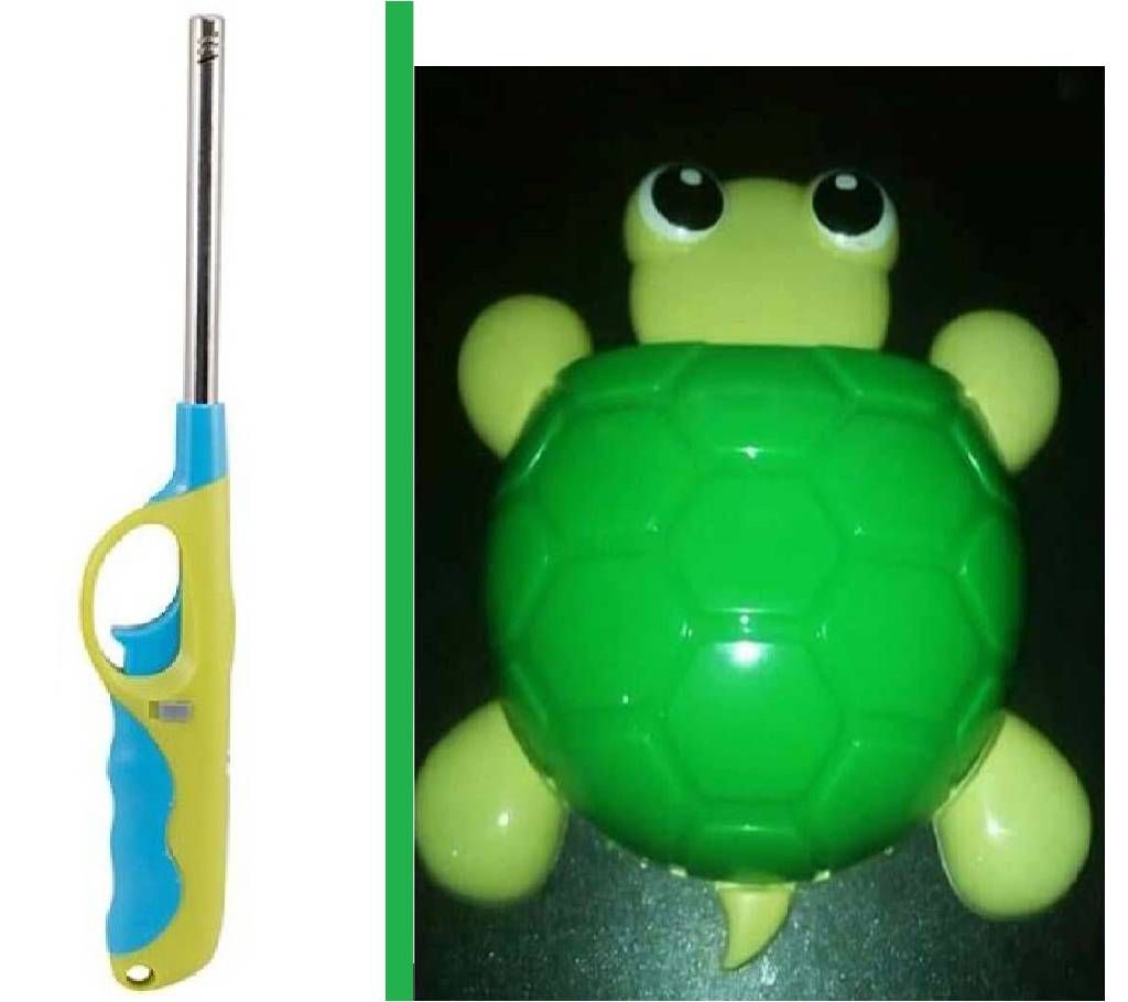 Kitchen Gas Lighter & Tooth Brush Holder Combo 