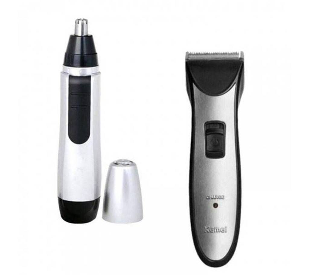 Kemei KM-3909 Clipper and Nose & Ear Trimmer Combo