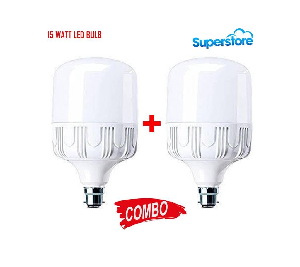 Energy Saving LED (AC) Bulb / Lamp-15 Watt (2PCS) combo