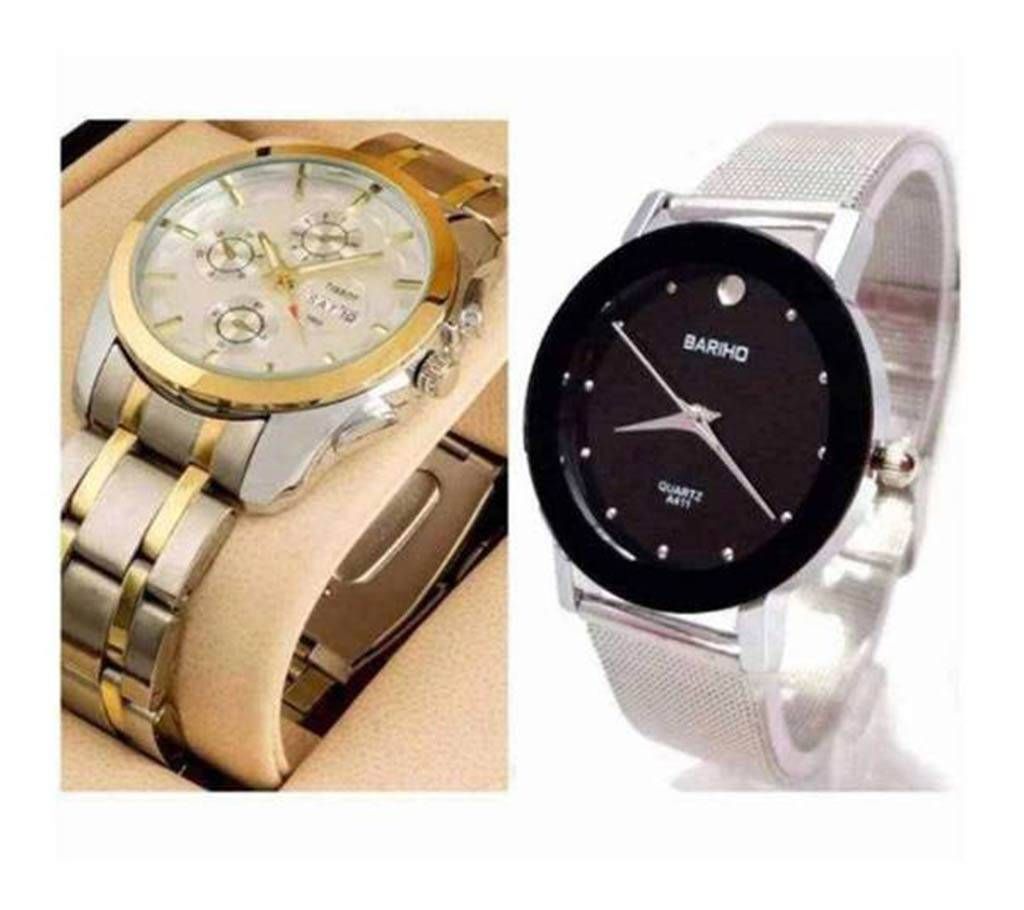 Tissot Gents+ Bariho Ladies -copy Couple Watch Combo