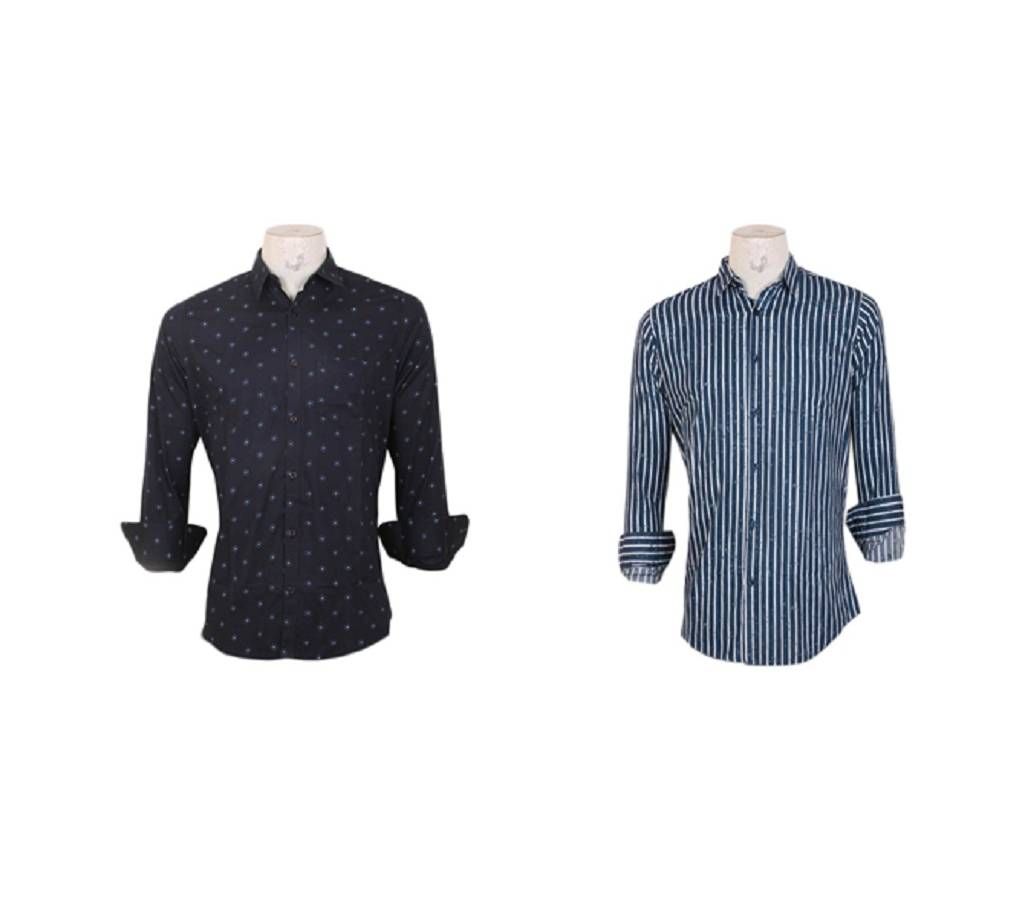 Full Sleeve Casual Shirt Combo offer