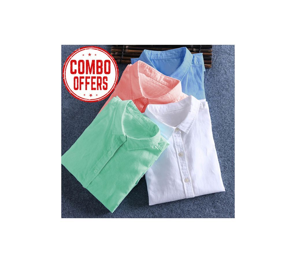 shirt for men 4 pcs combo offer