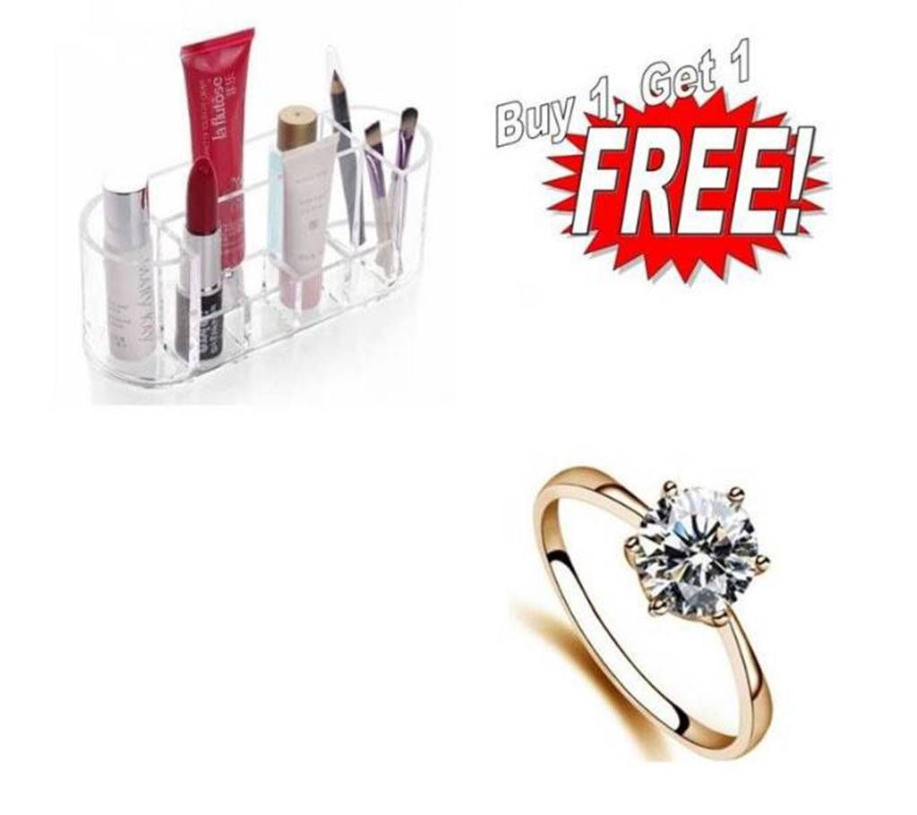 Buy One Oval Shape Cosmetics Holder & Get One Fing