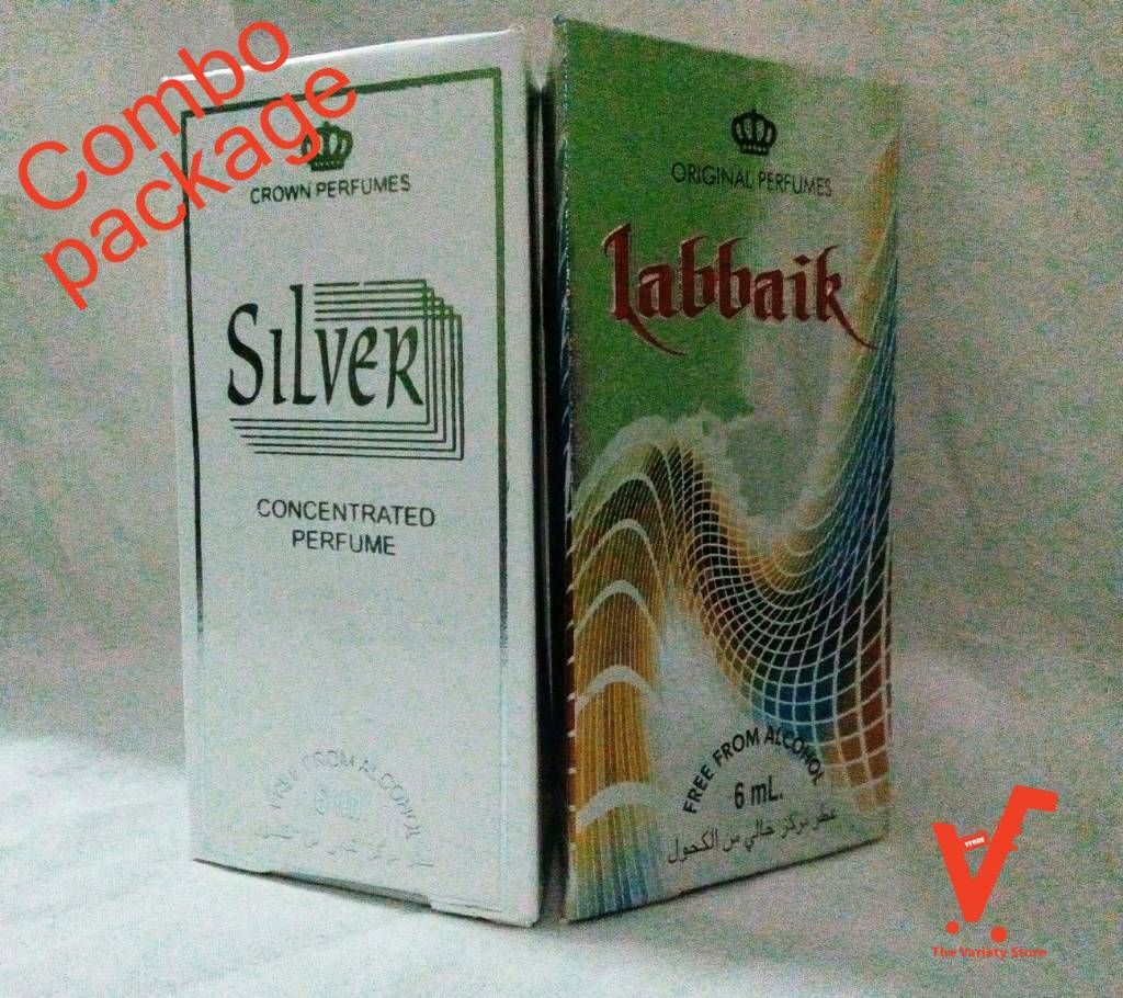 Labbaik+Silver Attar 6ml each Bangladesh