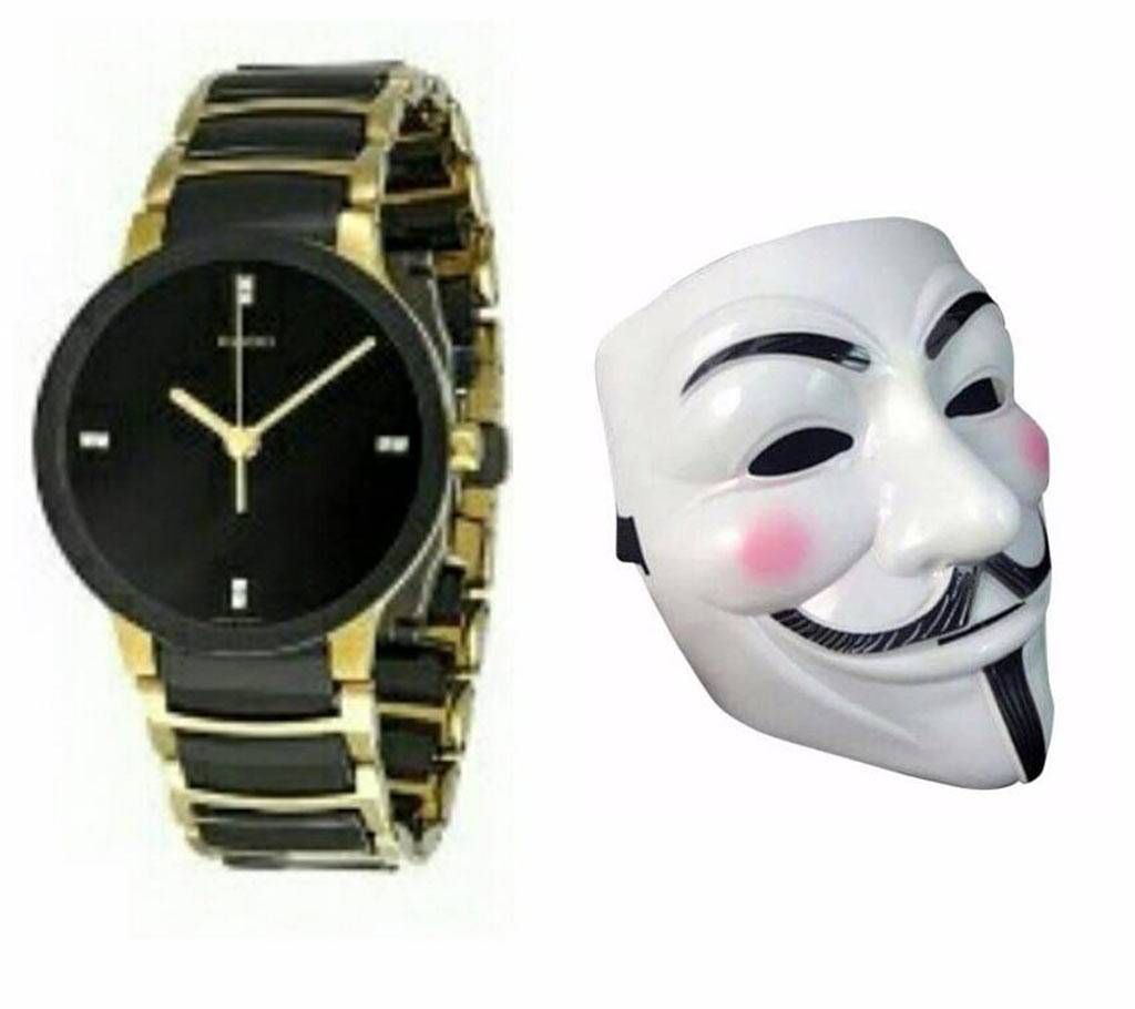 Rado Watch-copy+Anonymous Mask Combo 