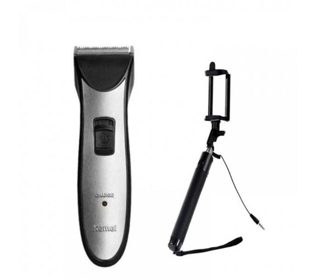 Kemei KM-3909 and Selfie Stick Combo