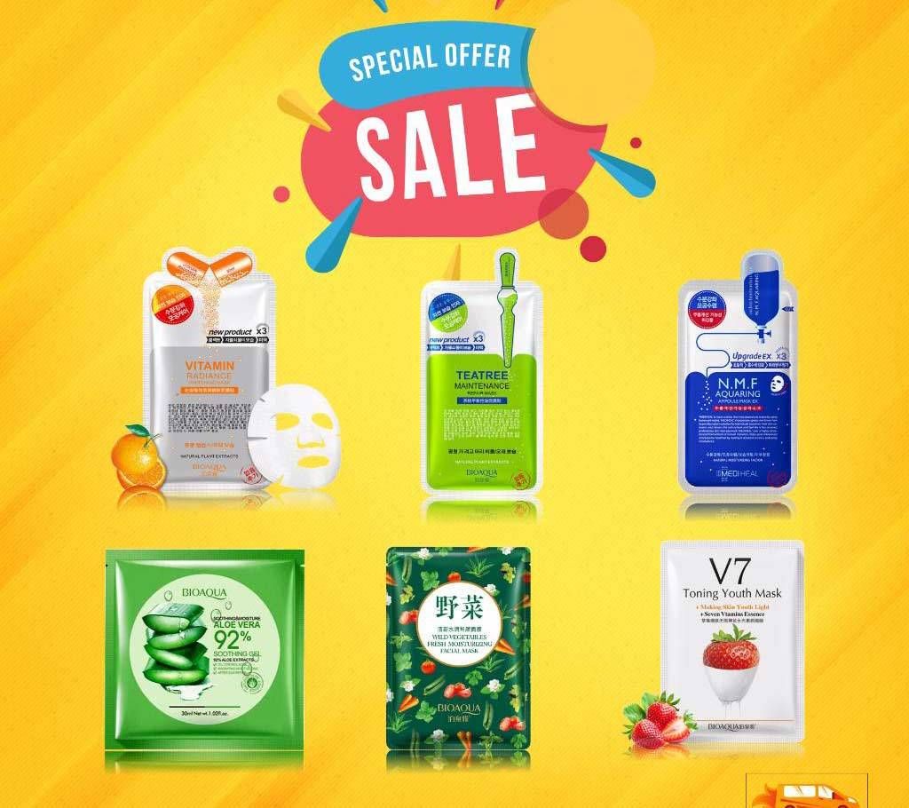 6pcs Sheet Mask Combo 