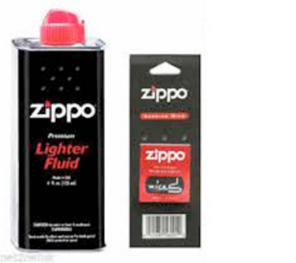 Zippo FLUID can, WICK pack Combo Offer
