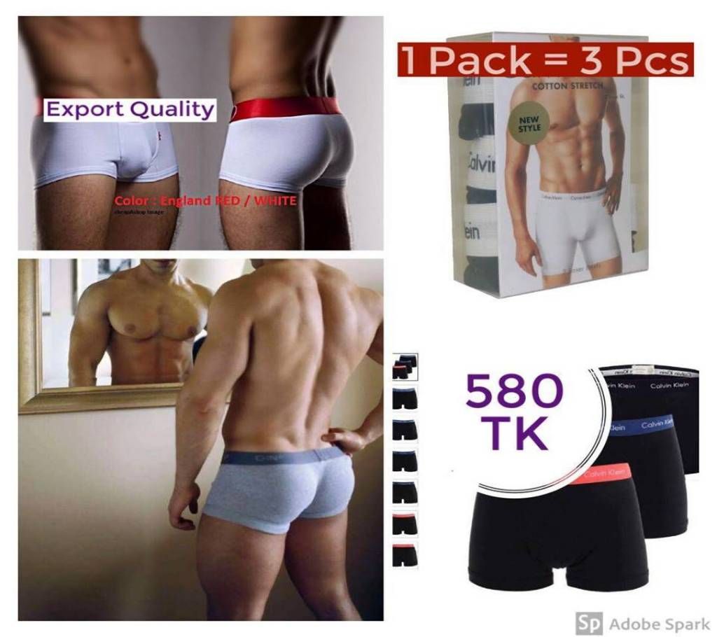 Mens Underwear (3 pcs Combo)