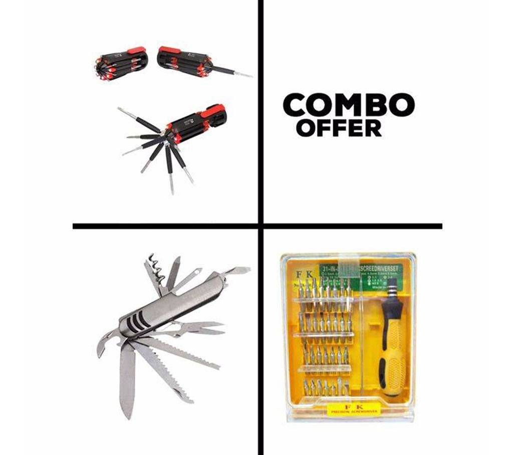 3 multifunctional tool combo