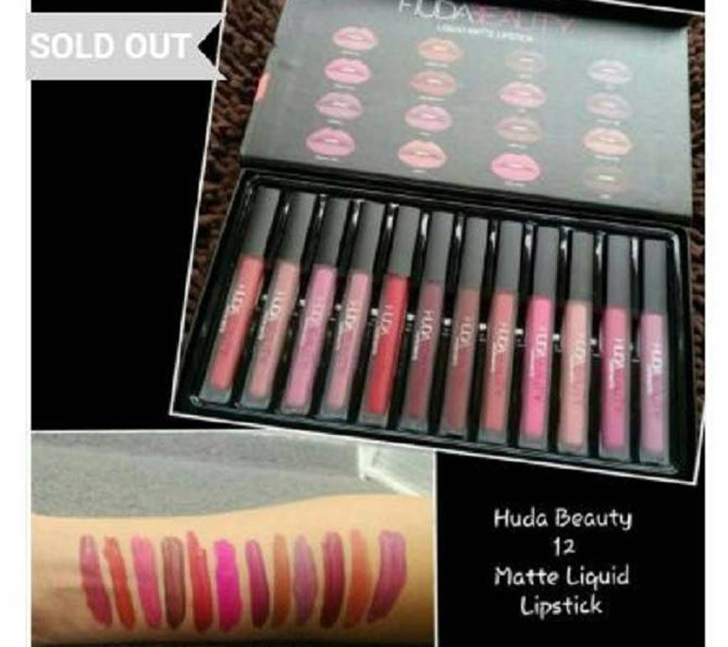 Huda Beauty 16 piece Lipstick Set (China)