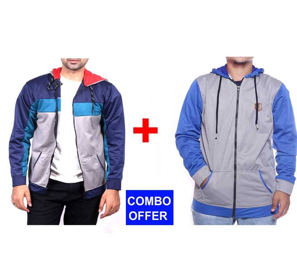 Ash & Black Hoodie + Ash Hoodie Combo Offer