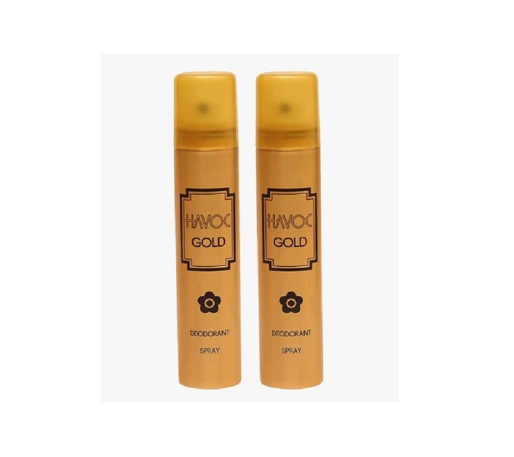 Havoc Gold Body Spray 100ml 2pcs Combo