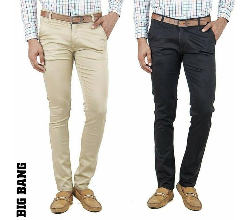 Gents gabardine pant - 2 pieces combo 