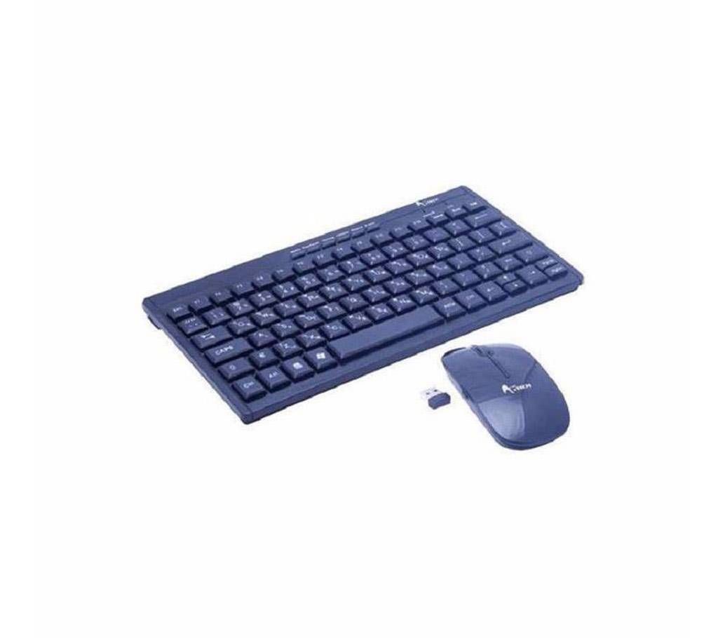 A.Tech 2.4GHz warless key board + mouse (Combo)