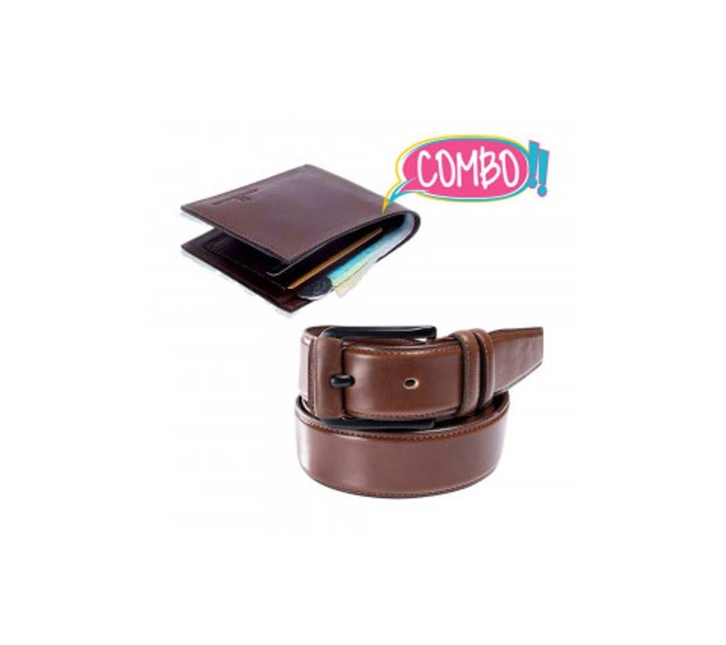 Men's Waist Belt-82 & Leather Card Holder (Combo)
