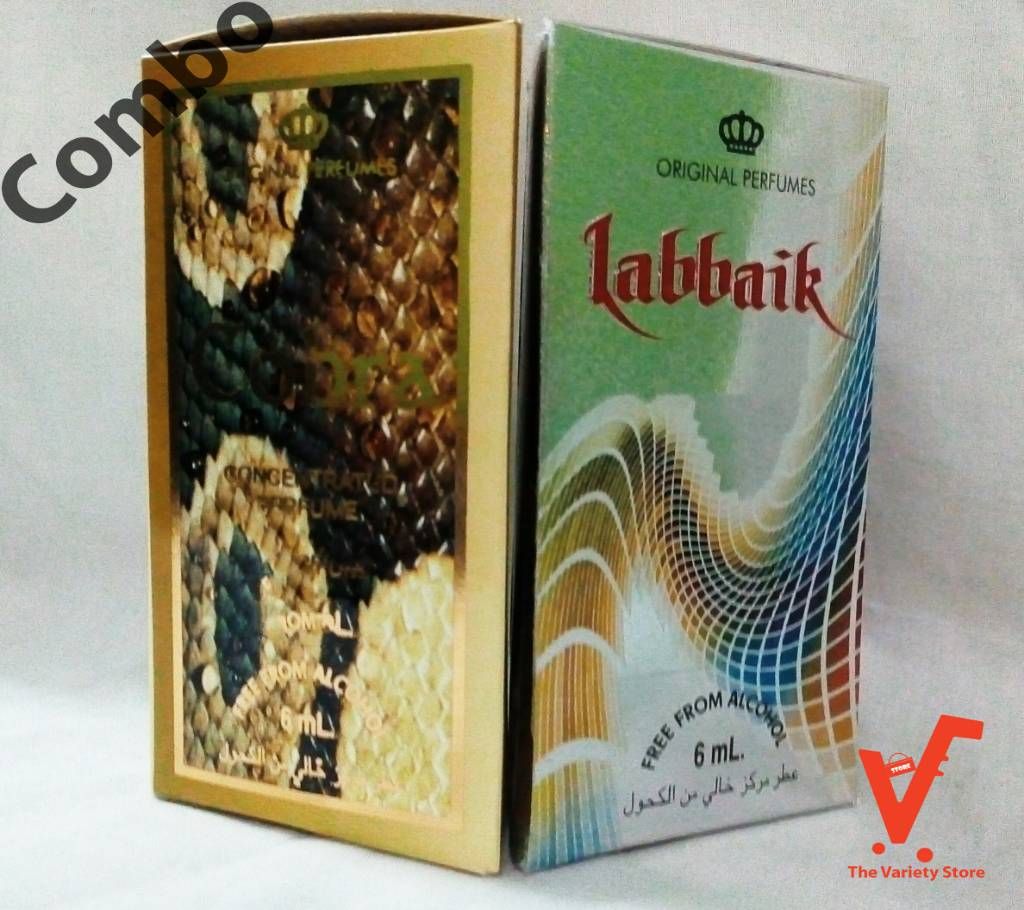 Labbaik+Cobra Attar 6ml each Bangladesh