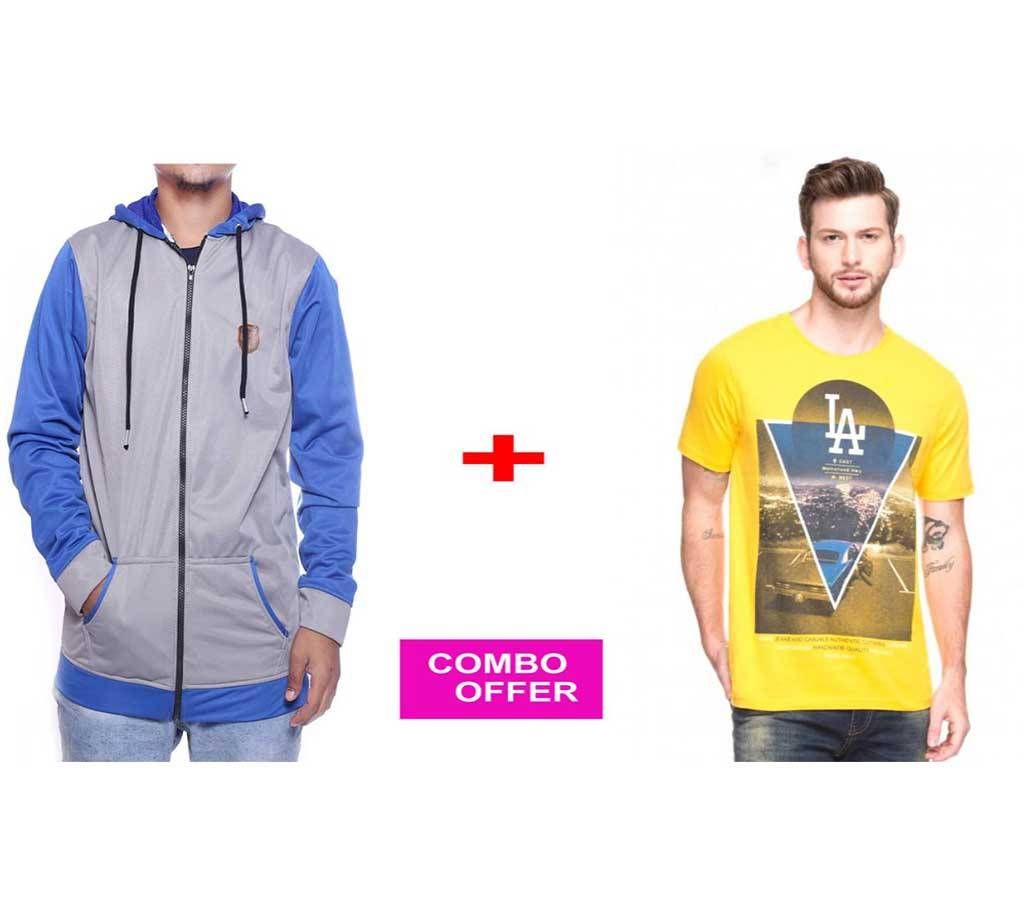 Ash Hoodie + LA T-Shirt Combo Offer