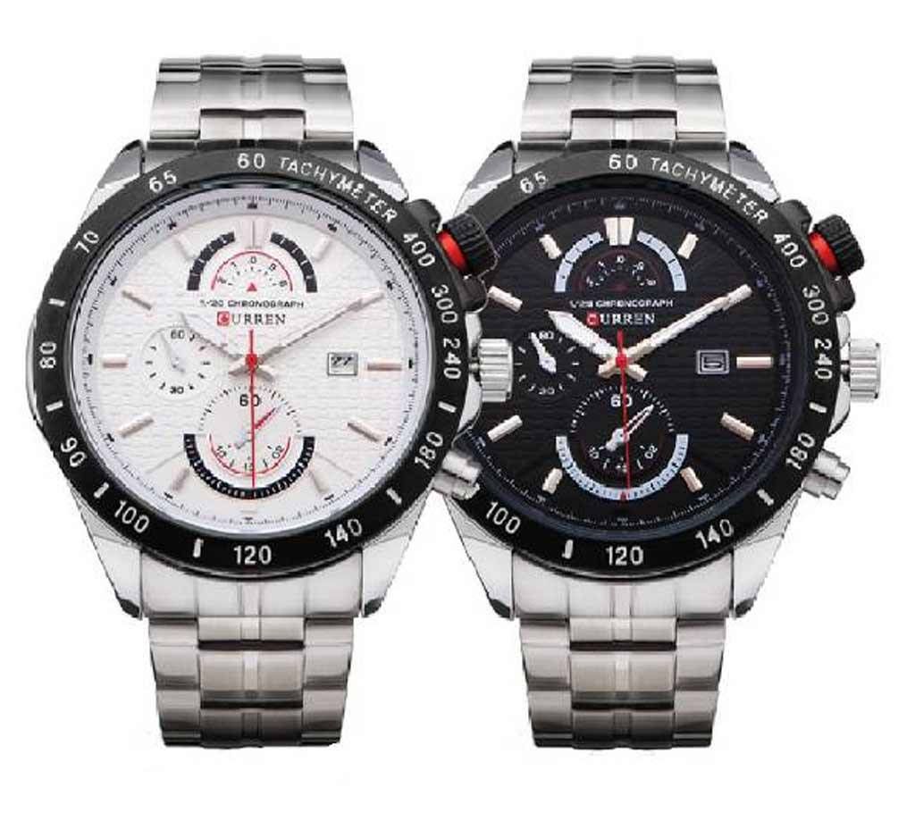 Curren Combo Wrist Watch For Men