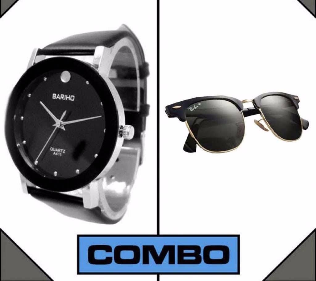 Bariho Watch & RayBan Men