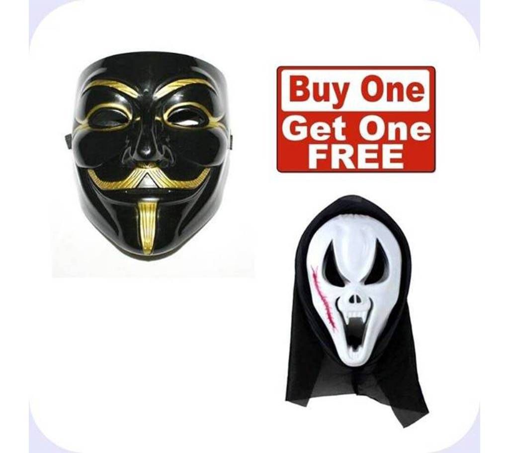 Vandetta Mask & Ghost Mask -Buy One Get One Free