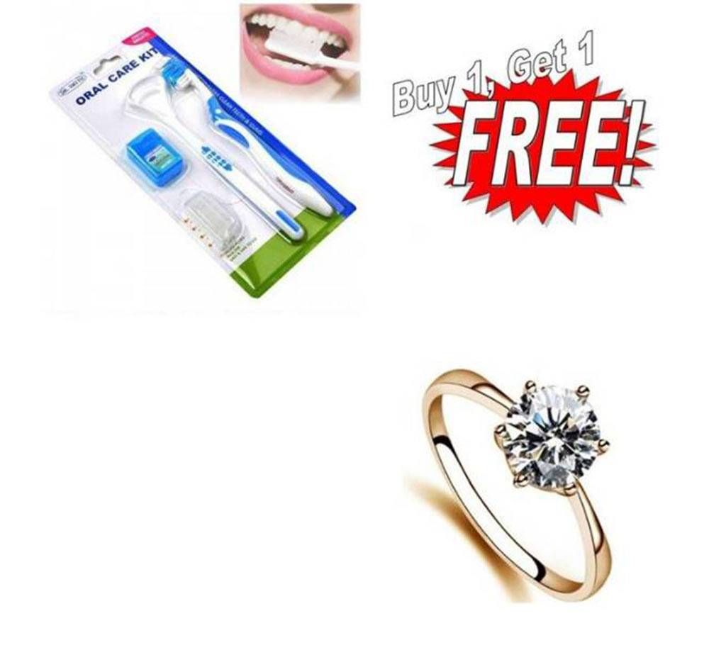 Buy One Toothbrush For Oral Care & Get One Finger ring free
