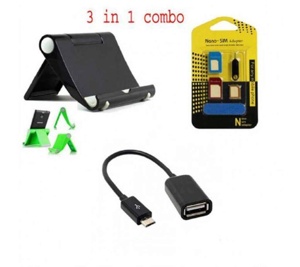 Table/phone holder+mobile sim tray