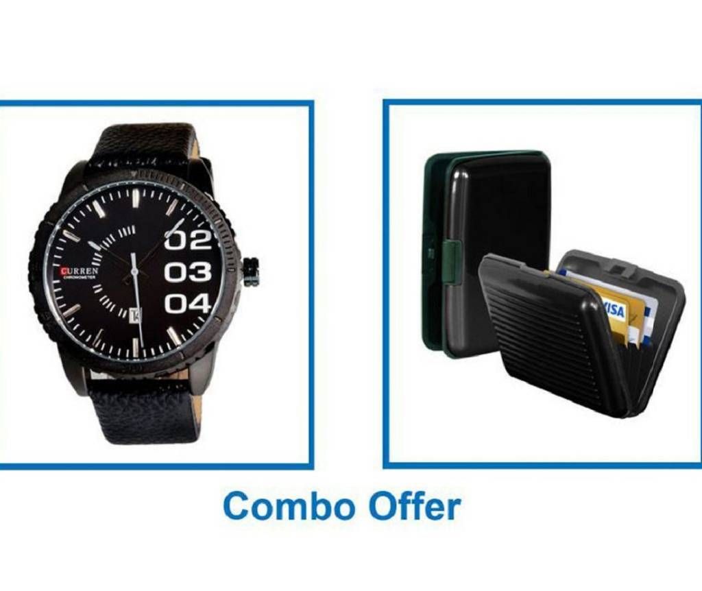 Watch & Card Holder Combo Offer