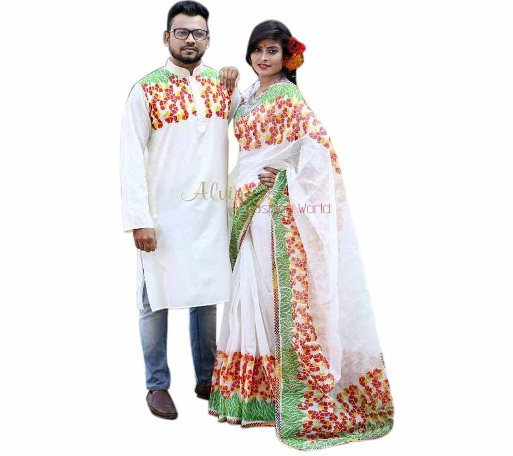 Sharee ANd Punjabi For Falgun