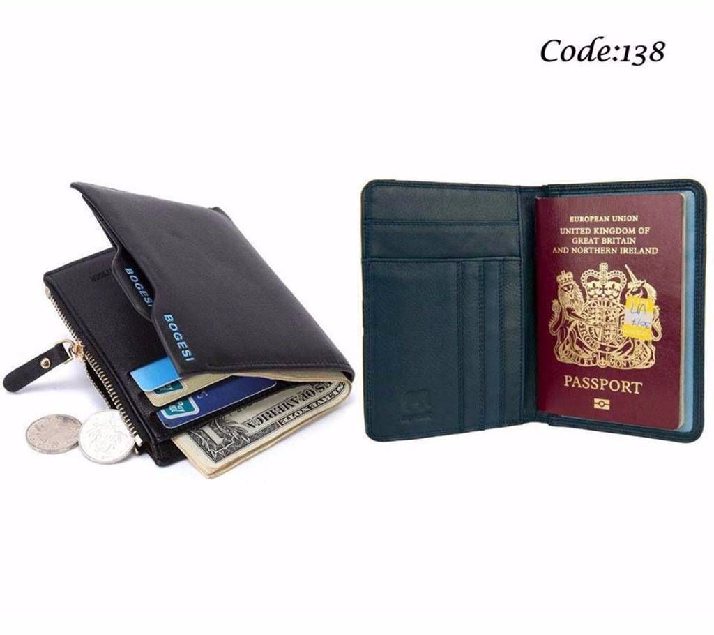 Bogesi Men's Wallet( replica)+ Credit card wallet