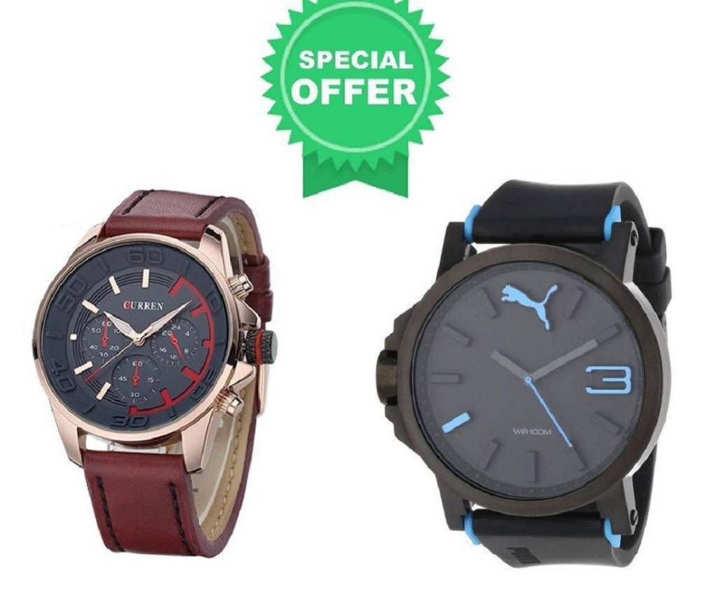 Curren & Puma Wrist Watch (Copy) Combo
