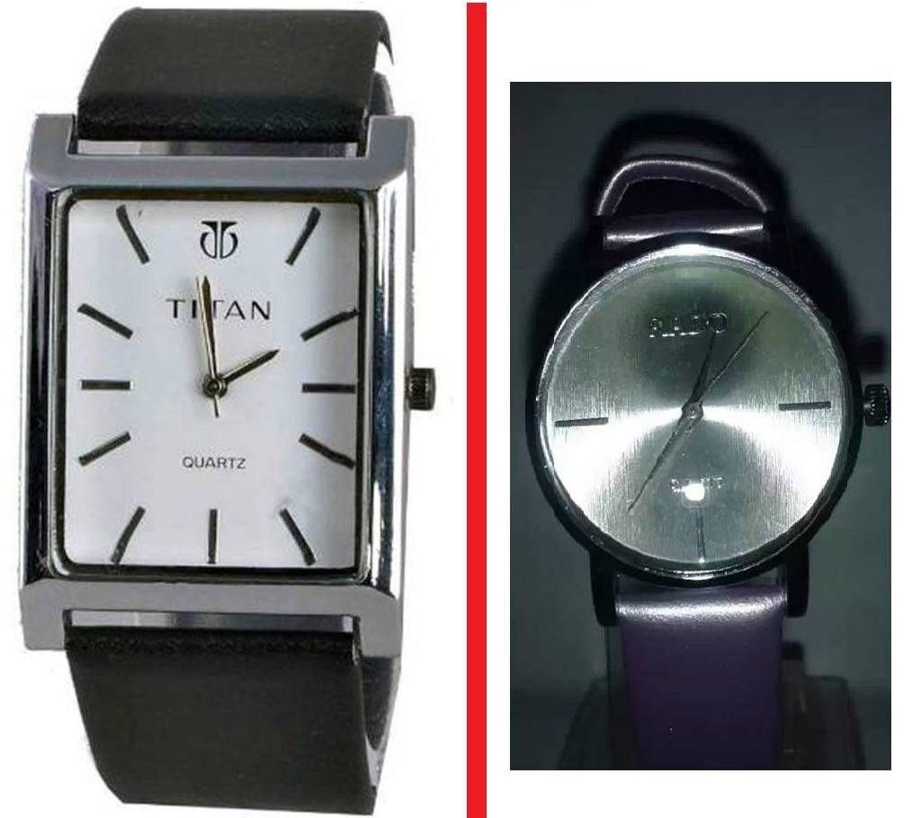 Titan gents watch copy and Rado ladies wrist watch combo 