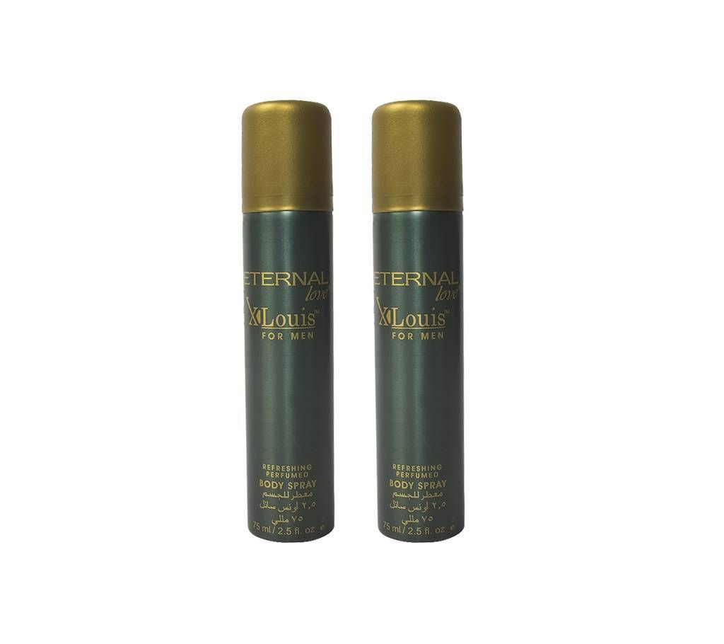 ETERNAL LOVE XLOUIS MEN BODY SPARY COMBO