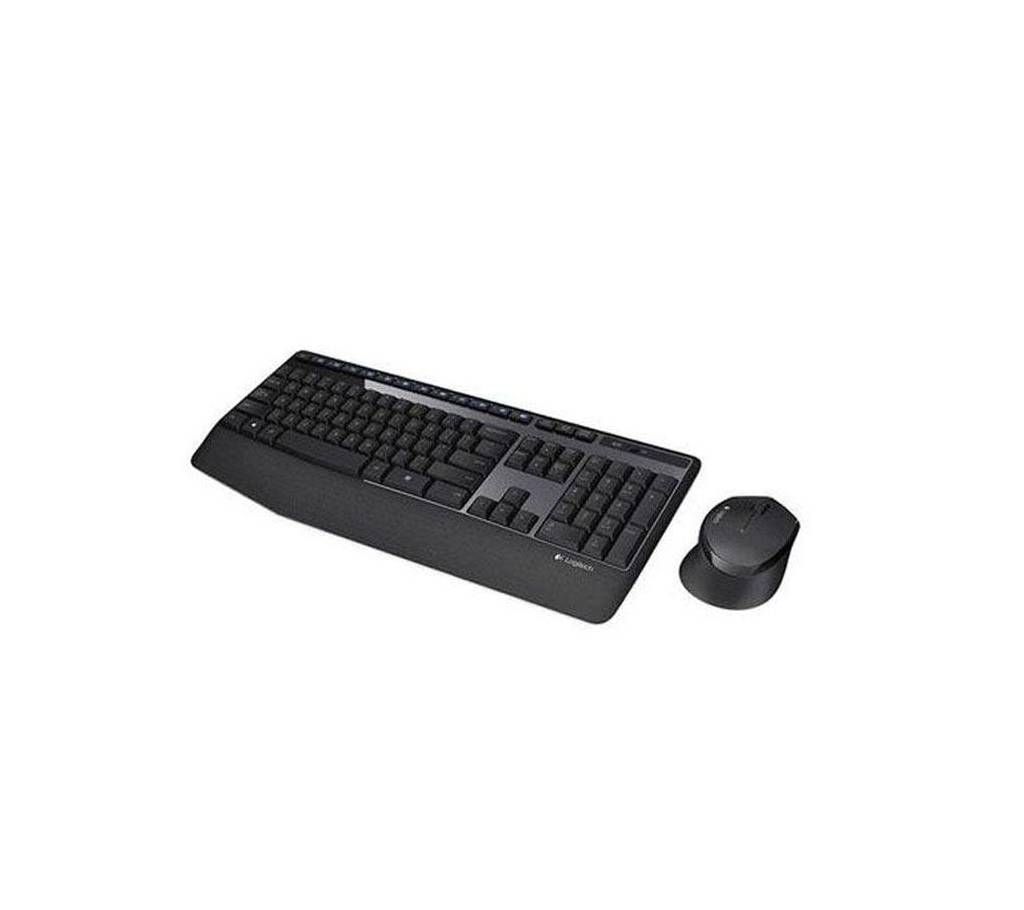 Wireless Keyboard and Mouse Combo Set MK345 - Black