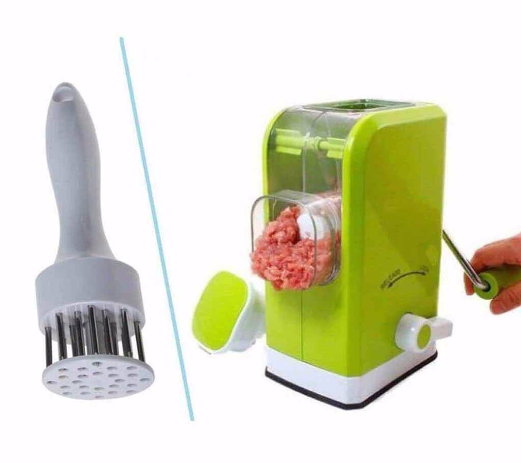 Meat Grinder And Meat Tenderizer Combo 