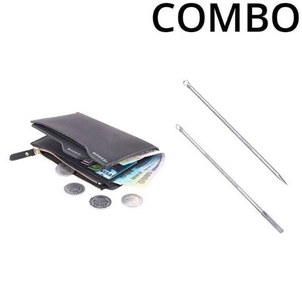 Combo of Wallet and Comedone Remover