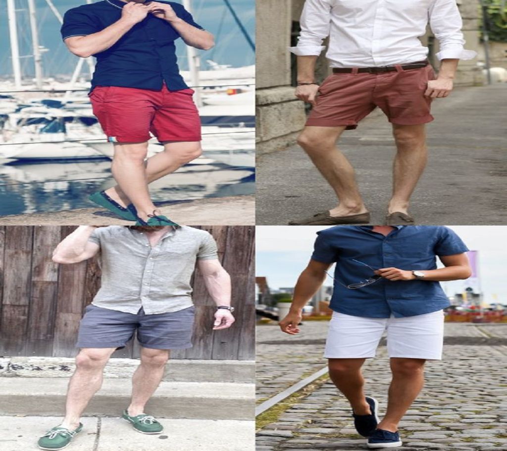 4 pcs Combo Mens  summer half pant.