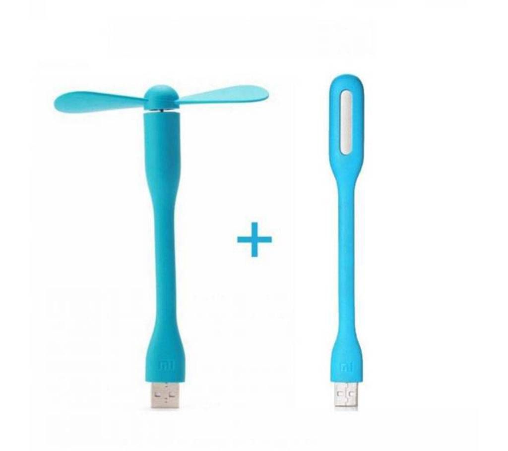 Combo of USB Fan and Light