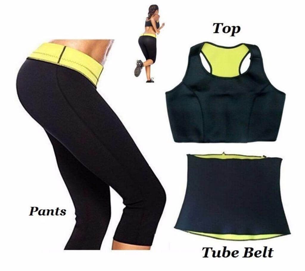 Hot Shaper Pant + Belt + slimming vest Combo