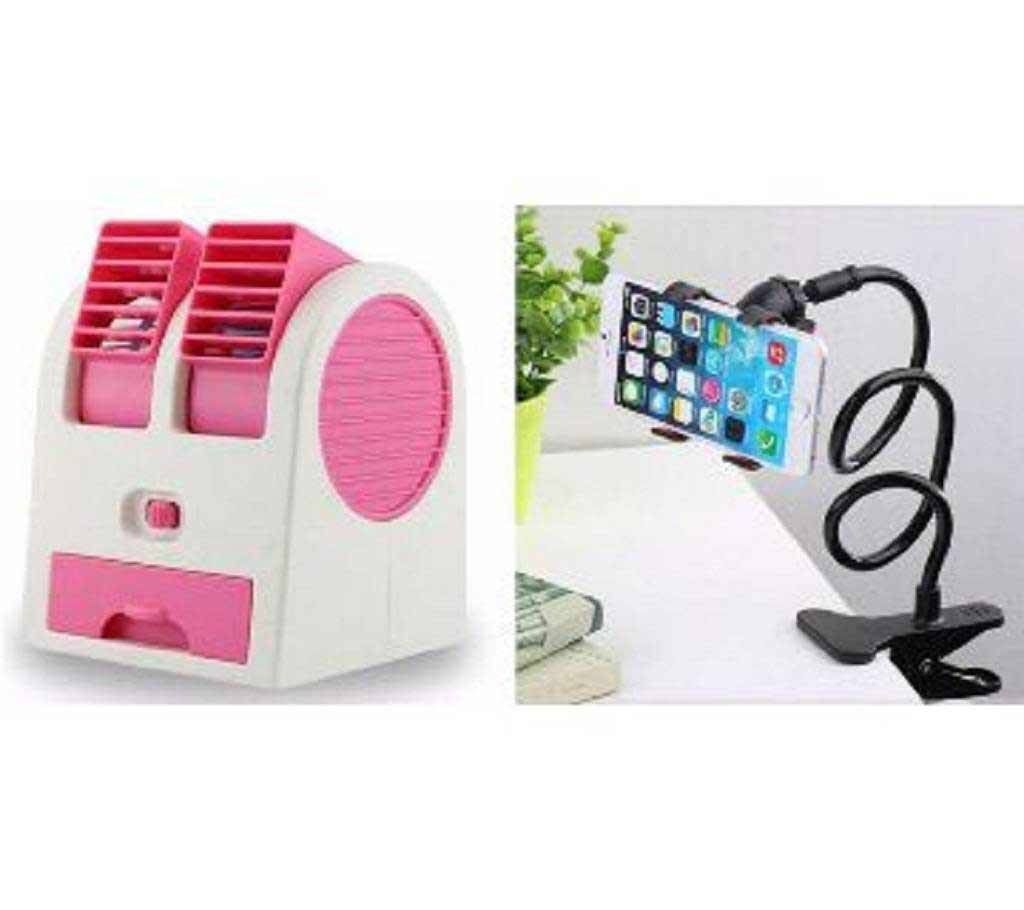 USB Mini Cooler fan + Universal Mobile Stand