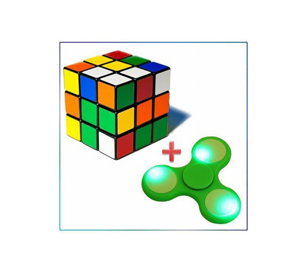 Combo Pack (Rubics Cube + Fidget spinner)