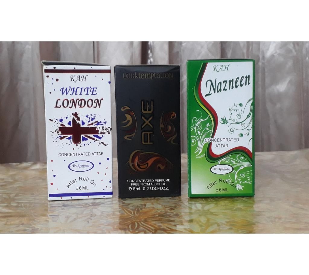 3pcs Perfume Combo Offer-6ml-France 