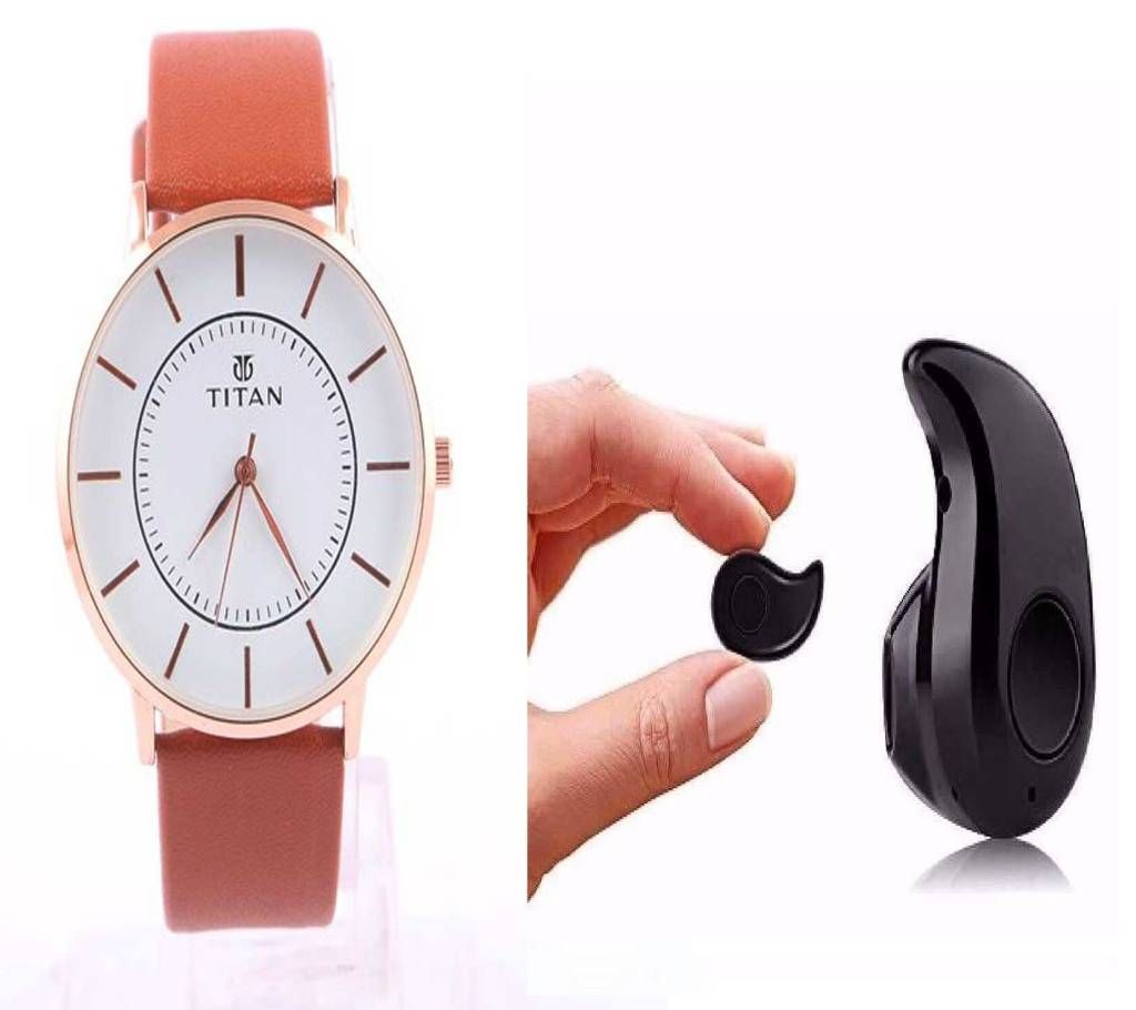 Analog Wrist Watch + Bluetooth Combo Offer 