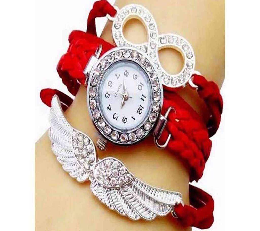 Titan gents watch copy and ladies bracelet watch combo 